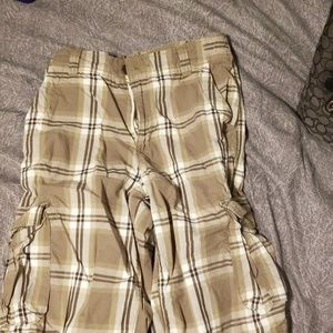 Brown plaid 14 regular shorts